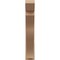 Ekena Millwork 8-in W x 44-in D x 44-in H Funston Slat Rough Cedar Woodgrain TimberThane Outlooker, Primed Tan OUTUR080X44X44FST24RCPR - alternate 2